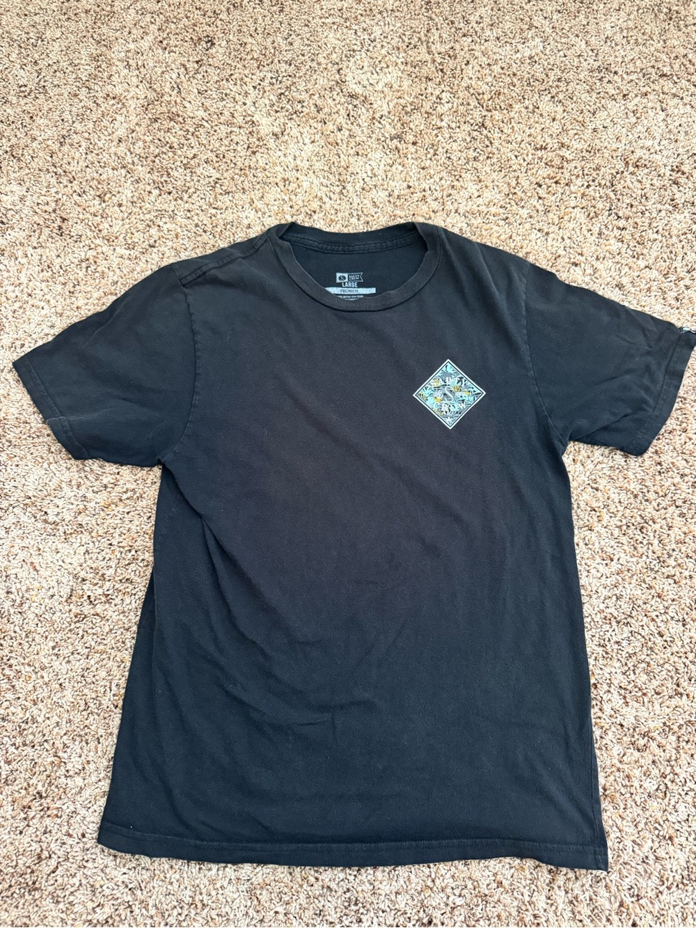 Salty Crew Black Short-Sleeve Graphic Tee